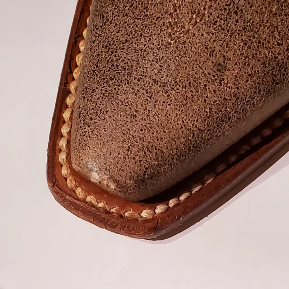 CORRAL Distressed Naham Stitched Leather Snip toe boots 7.5. - Picture 9 of 16